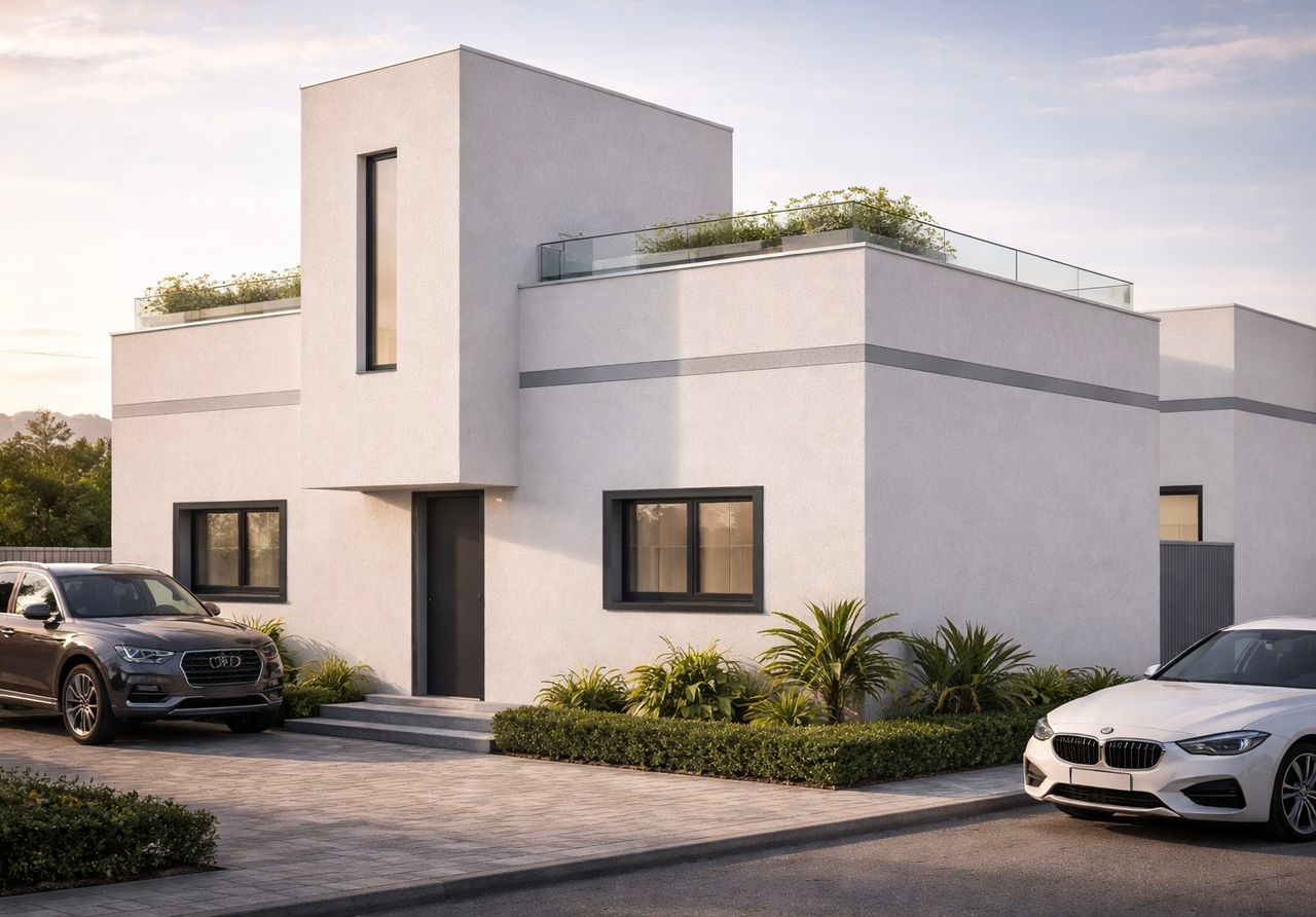 Maison basse Dakar vue 3D