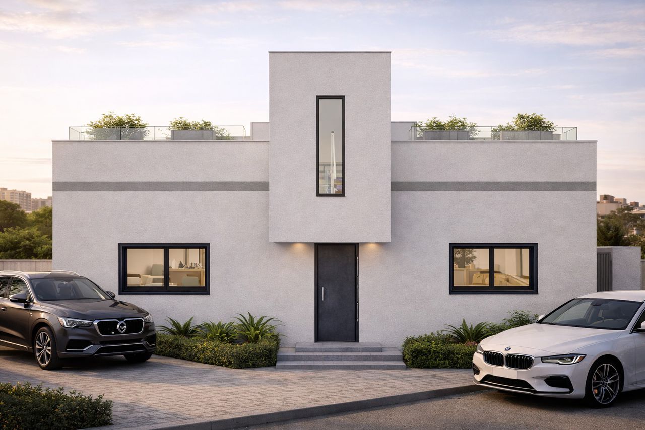 Plan masse maison basse