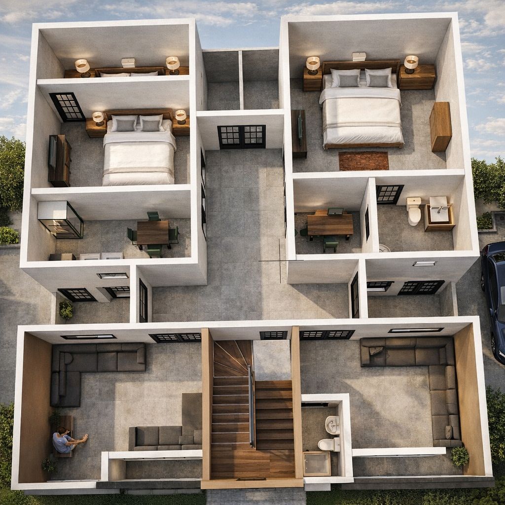 Plan étage Keur Massar