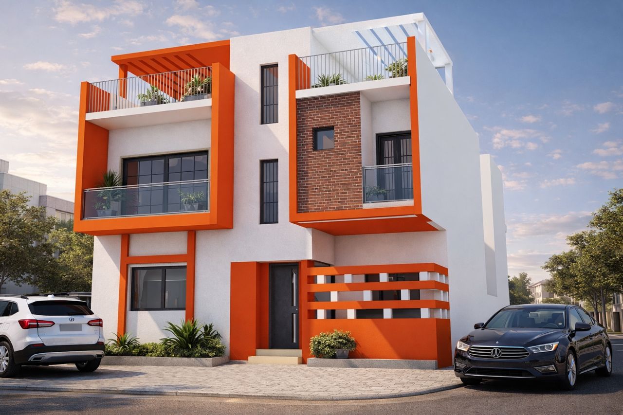 Villa 150m² Mbour vue façade